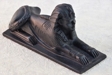 The Sphinx, an ancient figure from shungite stone