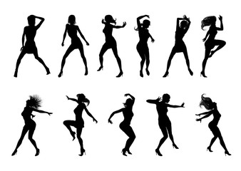 Dance Dancer Silhouettes