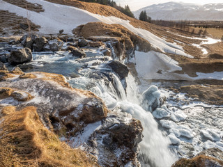 Gluggafoss waterfall in Iceland