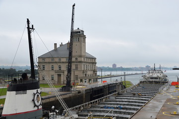 Fototapeta premium Soo Locks, Michigam