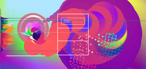 Fluid color background. Liquid shape . Eps10 vector
