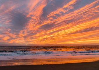 Fototapeta na wymiar Pacific Ocean Sunset