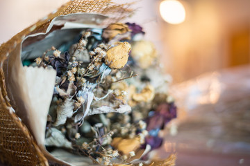 Bouquet of dried flowers