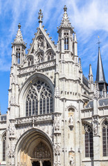 Fototapeta premium Church of Our Blessed Lady of the Sablon in Brussel, Belgium