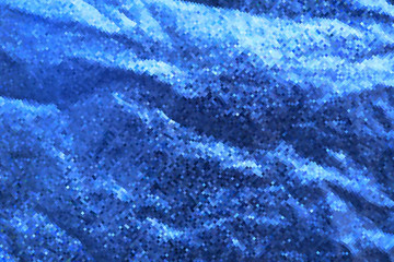 Blue pixel background. Vector illustration.