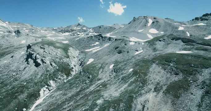 Aerial, Parco Naturale Del Gran Bosco Di Salbertrand, Italy - Bleach Bypass