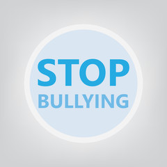 stop bullying concept- vector illustration