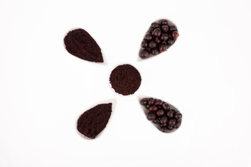 Fruit and acai powder - Euterpe oleracea