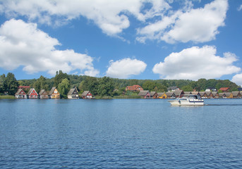 Urlaubsort Mirow am Mirower See in der Mecklenburgischen Seenplatte,Mecklenburg-Vorpommern,Deutschland