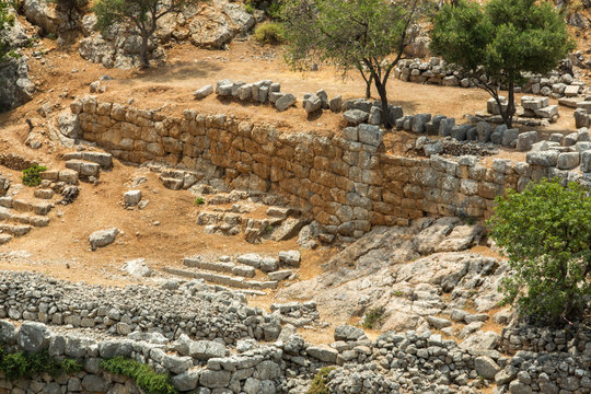 Wunderschne Dorische Ruinensttte Auf Kreta Bildernull