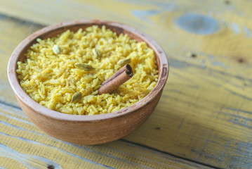 Bowl of curry rice