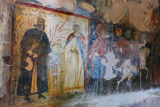 Fresken in der Kirche Panagia-Kera auf Kreta