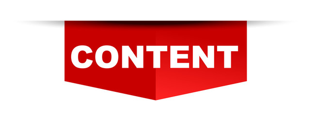 red vector banner content