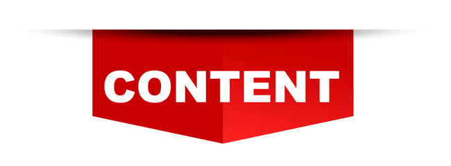 red vector banner content
