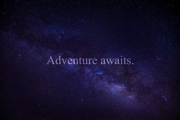 Adventure awaits - Sternenbild