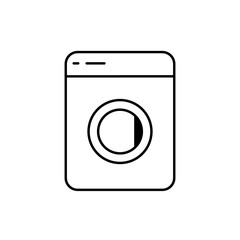 washing machine icon. vector illustration on white background