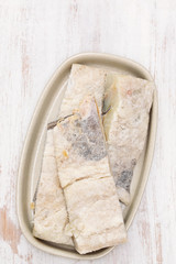 salted dry cod fish