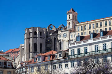 Carmo Archaeological Museum in Lisbon, Portugal