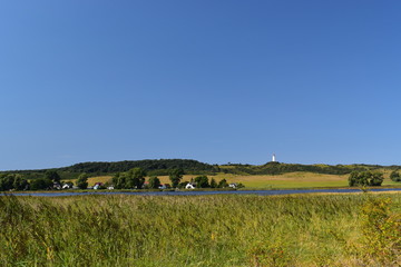 Sommerblick nach Grieben auf Insel Hiddensee