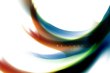 Holographic fluid colors flow, colorful liquid mixing colours motion concept