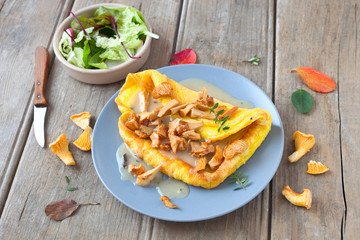 Pfifferling-Omelette