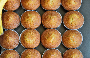 Banana muffins are easy for kids to make..Easiest and best Banana cupcakes .