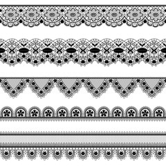 Set lace borders