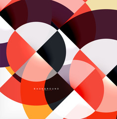 Modern circle abstract background