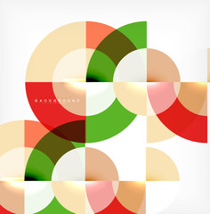 Obraz premium Modern circle abstract background