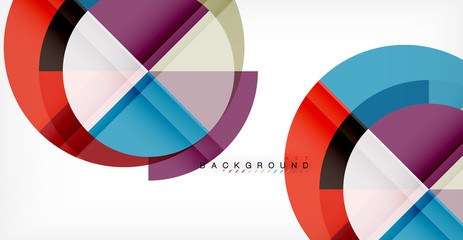 Obraz premium Wektorowy okręgu abstrakta tło