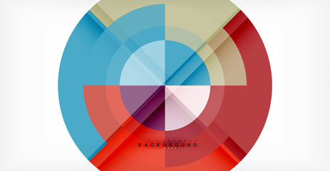 Obraz premium Vector circle abstract background