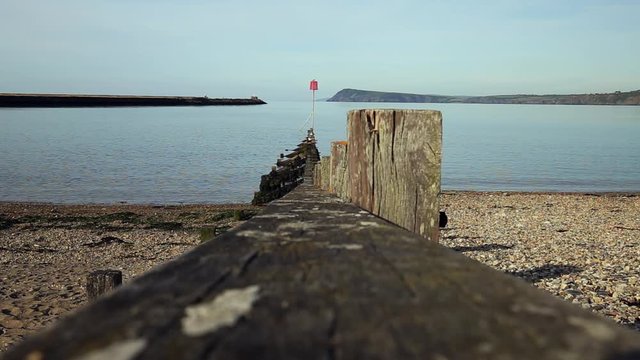 Scenic Fishuard Bay at Low Tide