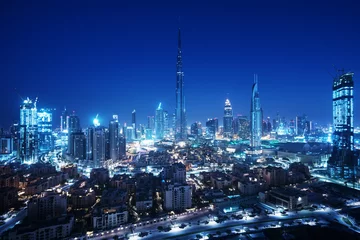 Gordijnen Dubai skyline, United Arab Emirates © Iakov Kalinin