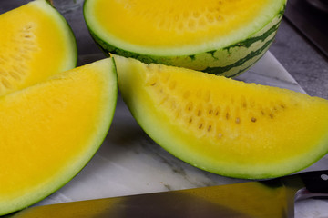 Gelbe Wassermelone