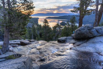 Sunrise View from the Top of Eagle Falls