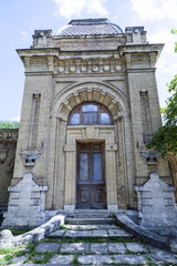 Views of the city of Pyatigorsk, Russia, park Cvetnik, Diana's grotto, Lermontov's gallery, mineral waters, The name Pyatigorsk is derived from the fused Russian words five mountains 