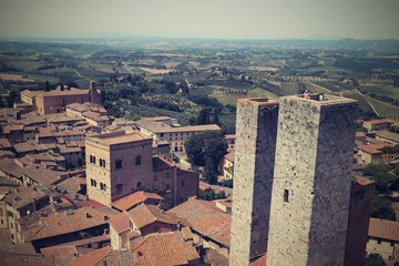 Fototapeta premium San Gimignano Tuscany Italy