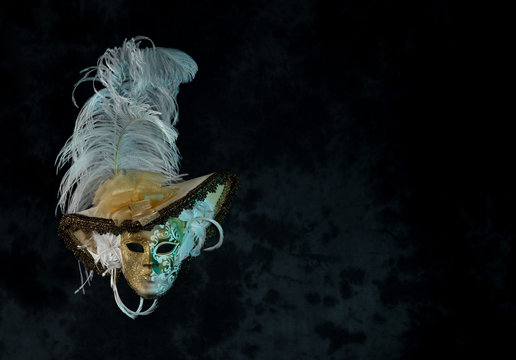 misterious carnival mask
