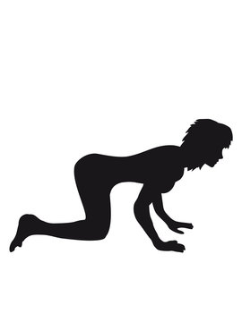 frau weiblich doggy style von hinten liebe sexy hei&szlig; sitzen nackt sex ficken poppen stellung silhouette umriss schatten