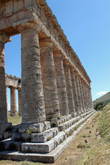 Sicile,  temple grec de Segeste