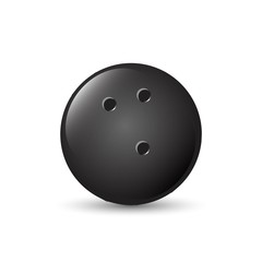 Bowling ball game illustration