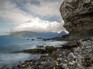 Fototapeta na wymiar Coast at Elgol, Isle of Skye