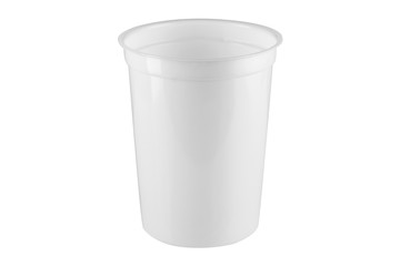 large high capacity for dairy products or for other food, on white background, isolate