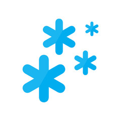 Isolated winter weather icon