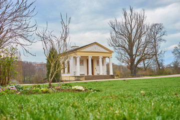 The "Roman House" in the public park at the river "Ilm" in Weimar in East Germany / World heritage / Today serves as a oublic museum