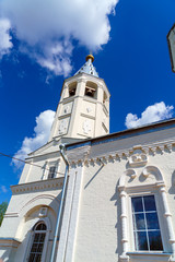 Orthodox church of the 18th century in baroque style, Venev, Tula region, Russia