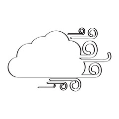 Isolated wind weather icon