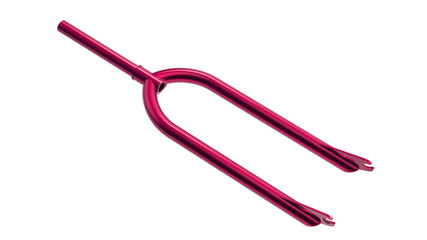 3D render of a BMX fork isolated on a white background