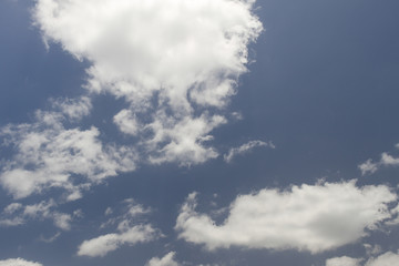 blue sky with white clouds
