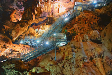Great cave, Grotta di Su Mannau, Fluminimaggiore, Sardinia, Italy